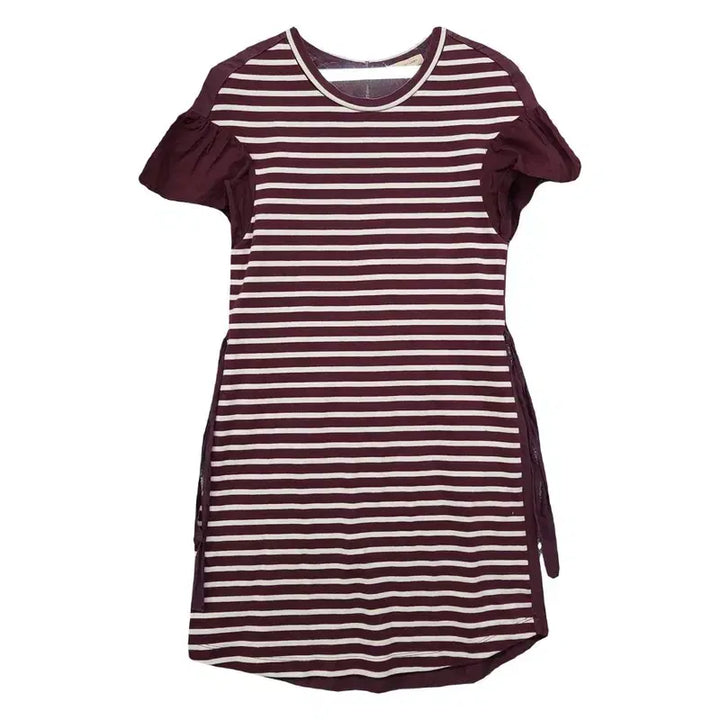 [BUNJANG] JILLSTUART Striped Purple Dress / 질스튜어트 스트라이프 퍼플 원피스 85-94-160