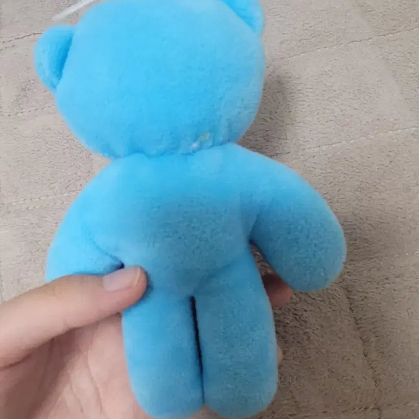 [BUNJANG] Blue Bear Vintage Doll Keychain / 파란색 곰돌이 고전 빈티지 인형 키링