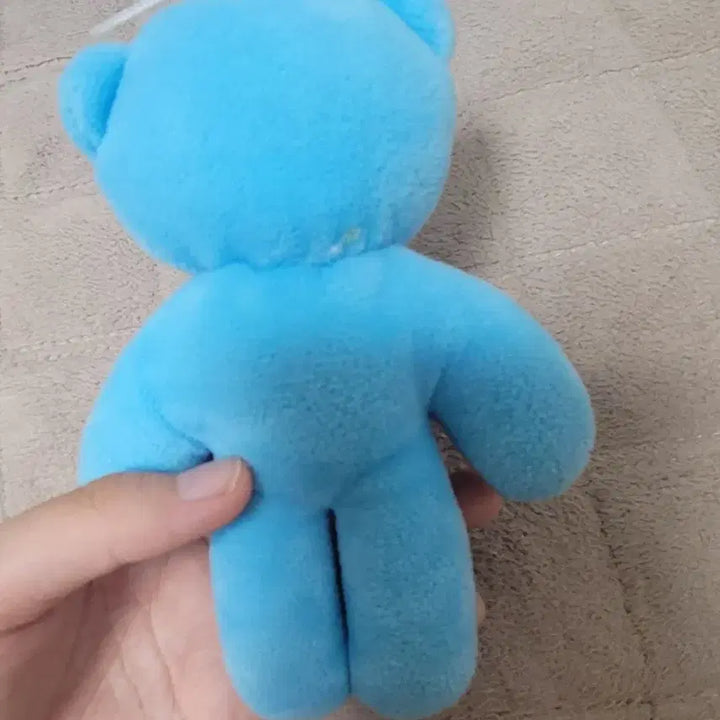 [BUNJANG] Blue Bear Vintage Doll Keychain / 파란색 곰돌이 고전 빈티지 인형 키링