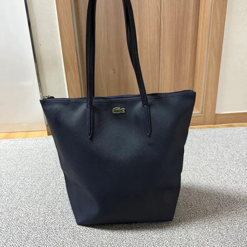[BUNJANG] Lacoste Navy Tote Bag / 라코스테 토트백 네이비