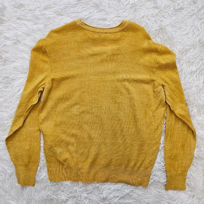 [BUNJANG] Hugo Boss Yellow Knit Sweater XL / BOSS 휴고보스 옐로우 니트 스웨터 XL