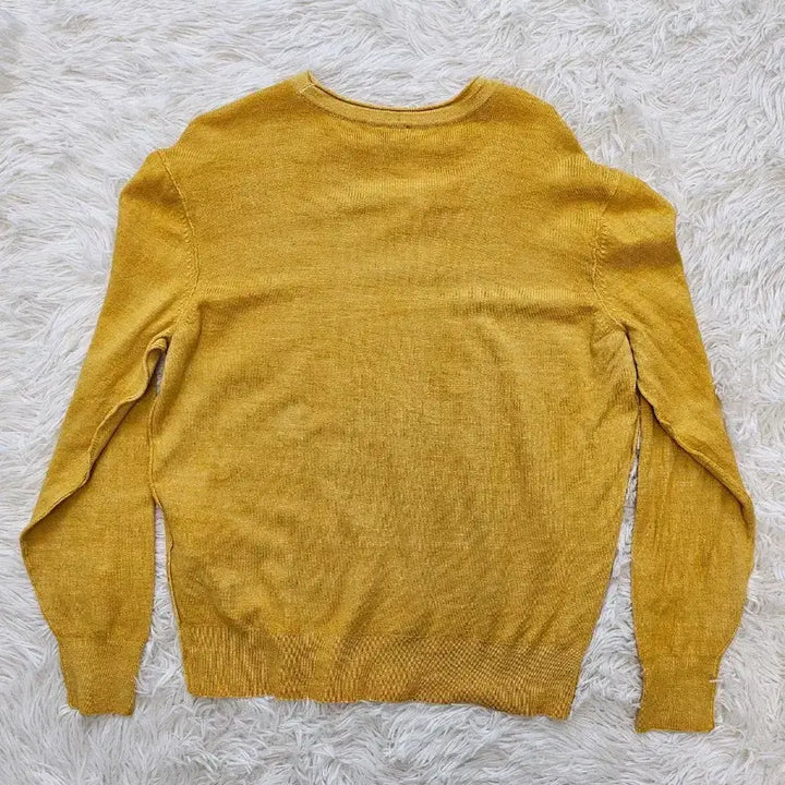 [BUNJANG] Hugo Boss Yellow Knit Sweater XL / BOSS 휴고보스 옐로우 니트 스웨터 XL