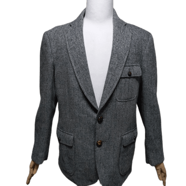[BUNJANG] Harris Tweed Handmade British Herringbone Men&