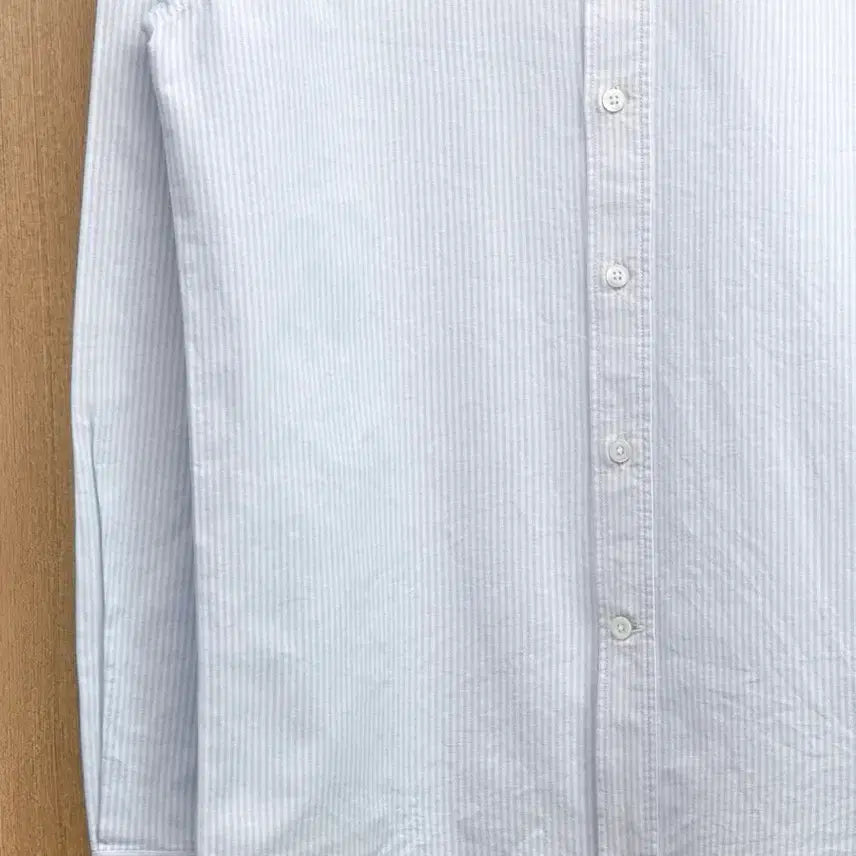 [BUNJANG] AMI Paris Stripe Oxford Shirt Blue / 아미 스트라이프 옥스포드 셔츠 40