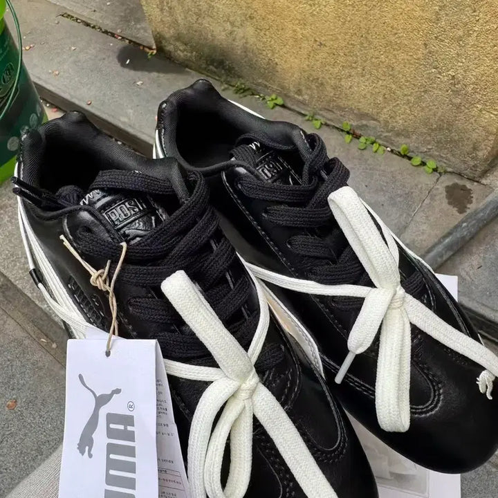 [BUNJANG] Puma x Rosé Speedcat PRM Black Warm White Shoes (235mm) / 푸마 x 로제 스피드캣 PRM 블랙 웜 화이트 235MM
