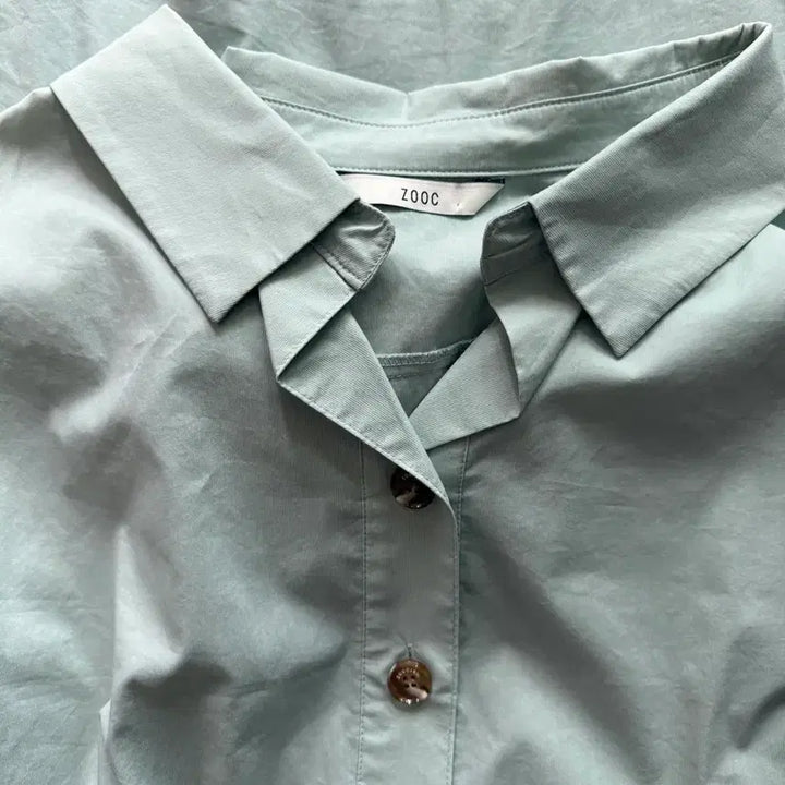 [BUNJANG] Juke Mint Shirt Dress (Size 66) / 주크 민트색 셔츠 원피스 (66사이즈)