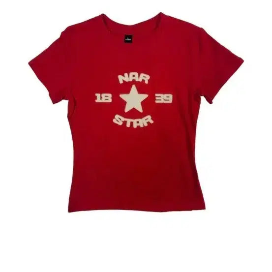 [BUNJANG] PoHouse Red Short Sleeve T-Shirt / 포하우스 레드 반팔 새상품