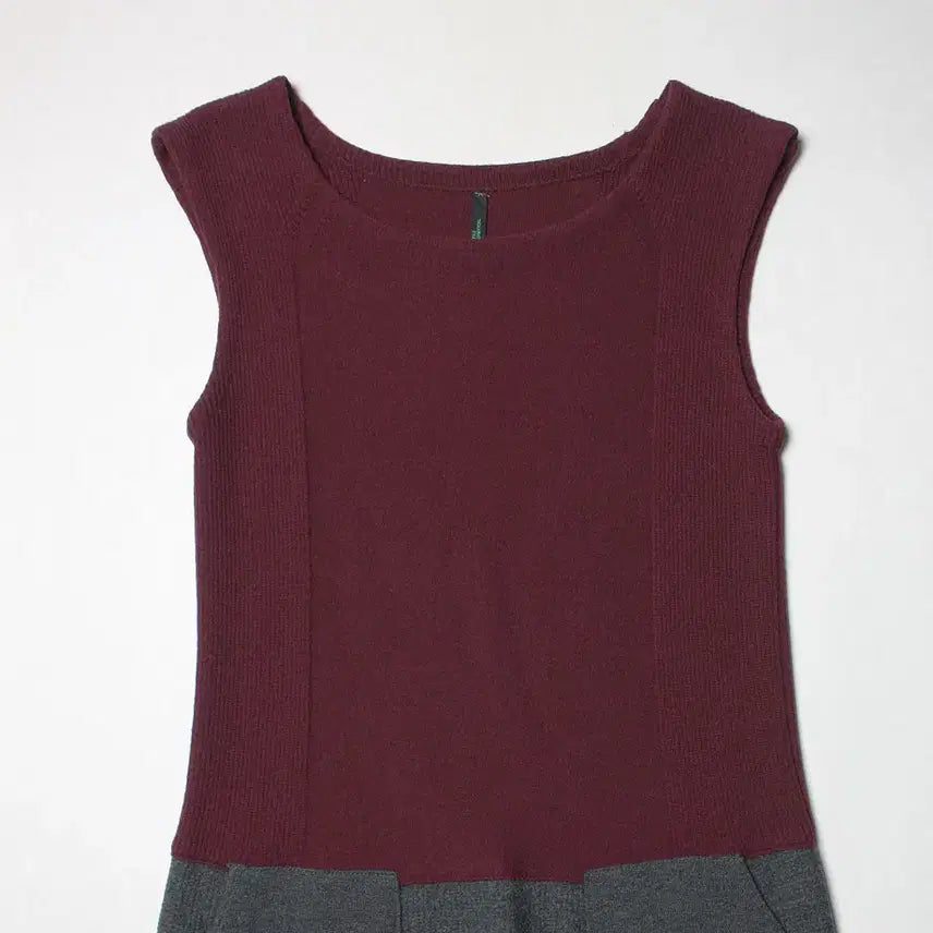 [BUNJANG] Benetton Wool Knit Dress Slim Fit Size 66 / 66 베네통 울니트드레스 슬림핏 125