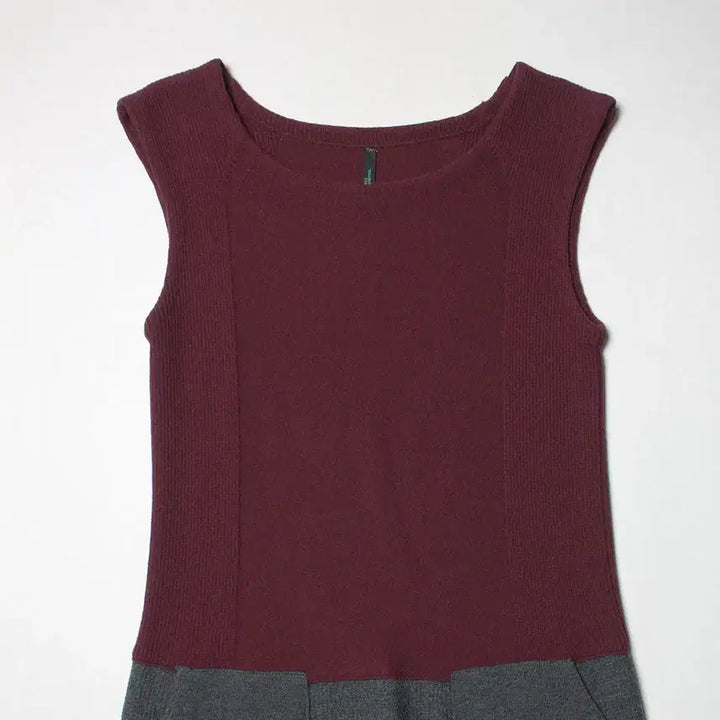 [BUNJANG] Benetton Wool Knit Dress Slim Fit Size 66 / 66 베네통 울니트드레스 슬림핏 125