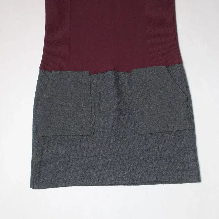 [BUNJANG] Benetton Wool Knit Dress Slim Fit Size 66 / 66 베네통 울니트드레스 슬림핏 125