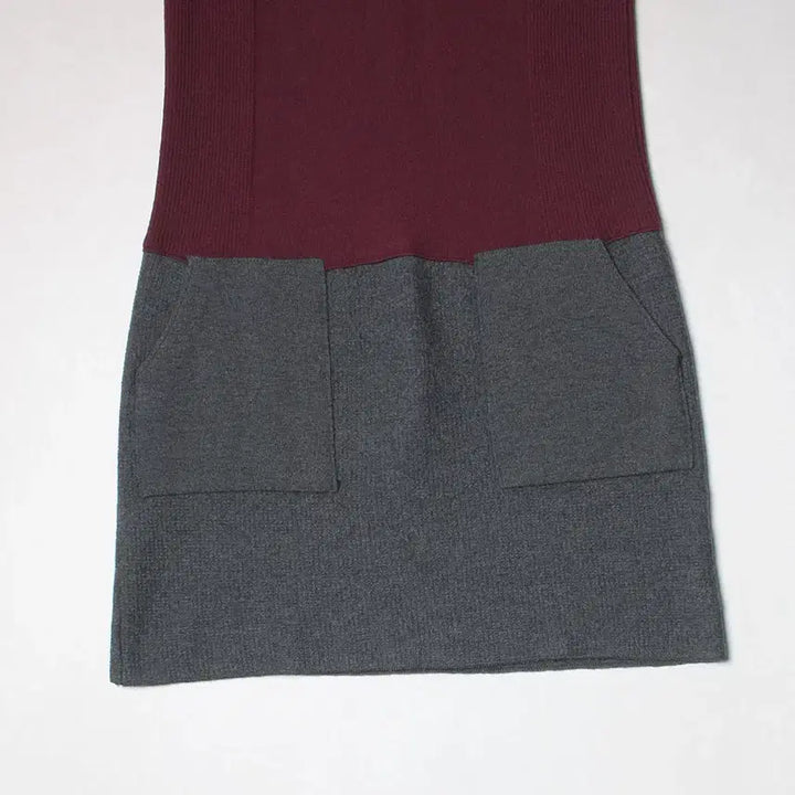 [BUNJANG] Benetton Wool Knit Dress Slim Fit Size 66 / 66 베네통 울니트드레스 슬림핏 125