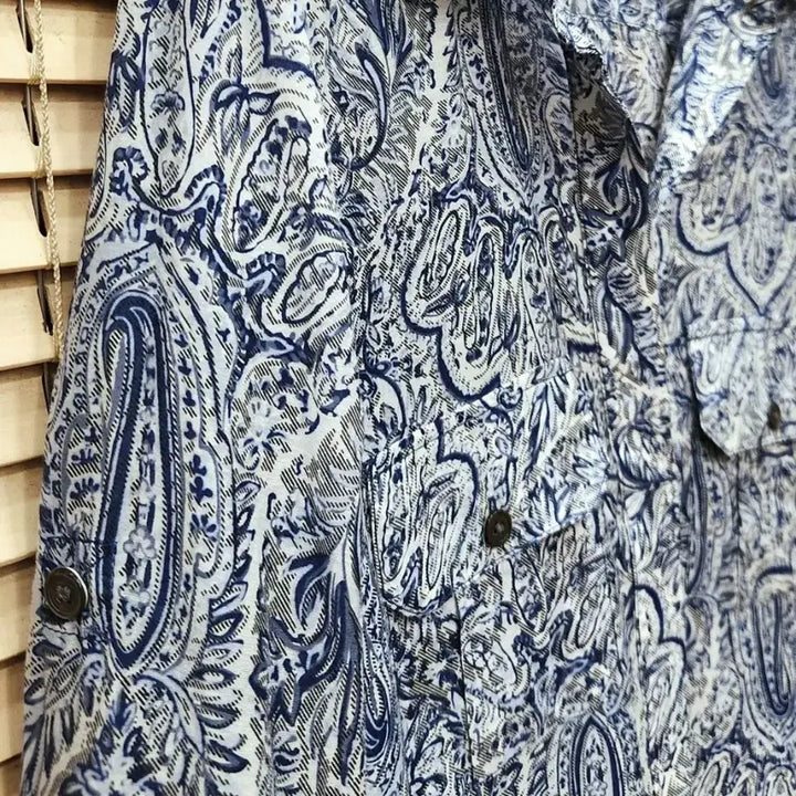 [BUNJANG] BCBG Paisley Silk Blend Blouse XS / (새상품)BCBG 페이즐리 실크블라우스