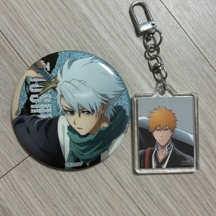 [BUNJANG] Bleach Can Badge &amp; Proof Photo Set / 블리치 캔뱃지 팝업 증명사진