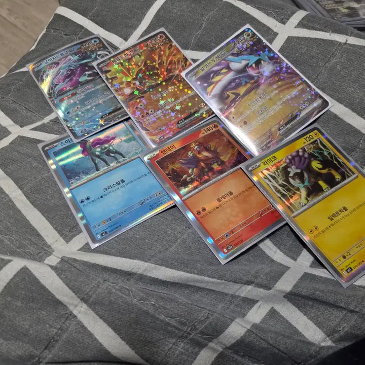 [BUNJANG] Pokemon 2nd Gen Legendary Trio (Entei, Suicune, Raikou) Bundle Set / 2세대 전설의포켓몬 카드 앤테이 , 스이쿤 , 라이코(일괄)