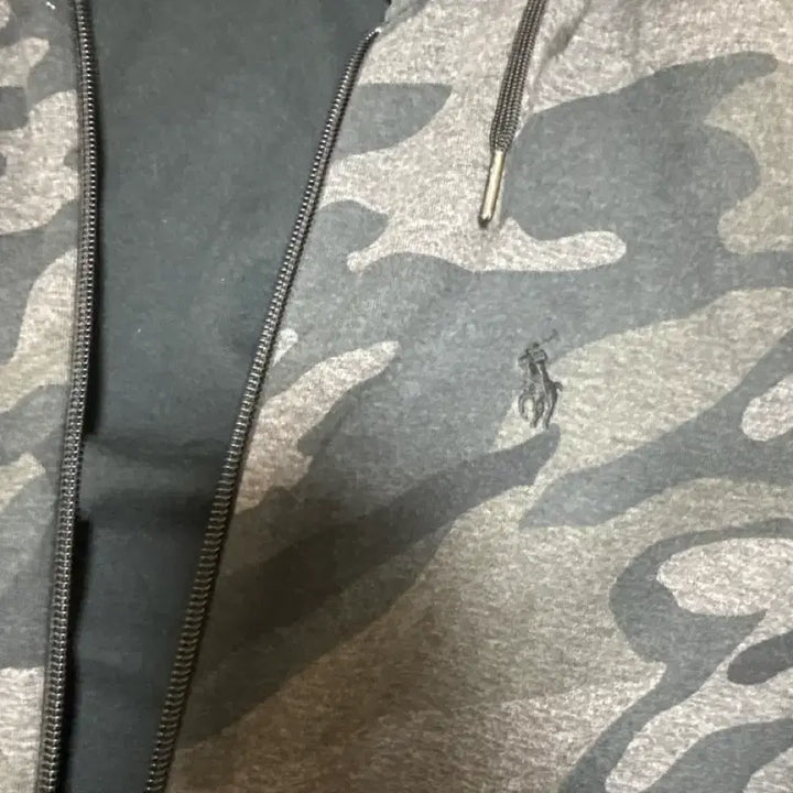 [BUNJANG] Polo Ralph Lauren Camo Hooded Zip-Up Jacket / 폴로 카모 후드집업