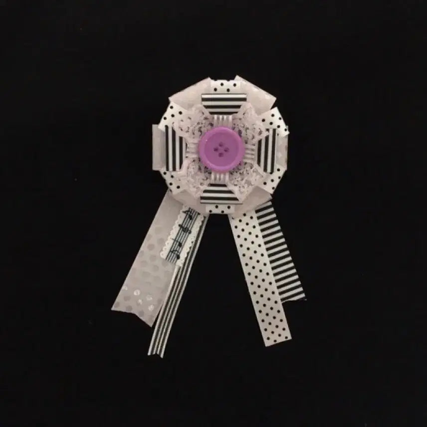 [BUNJANG] Handmade Rosette Brooch / 러브레터 로제트