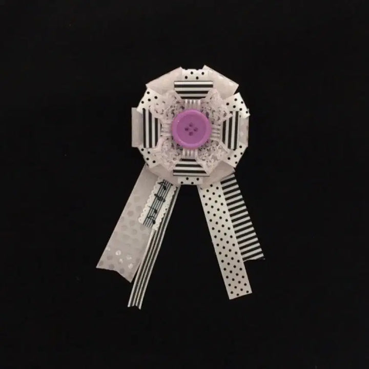 [BUNJANG] Handmade Rosette Brooch / 러브레터 로제트