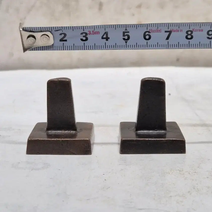 [BUNJANG] Bronze Seals Set of 2 / [도자기공주 골동품] 동 낙관 2점 (97번) ㅋㅂㅇ