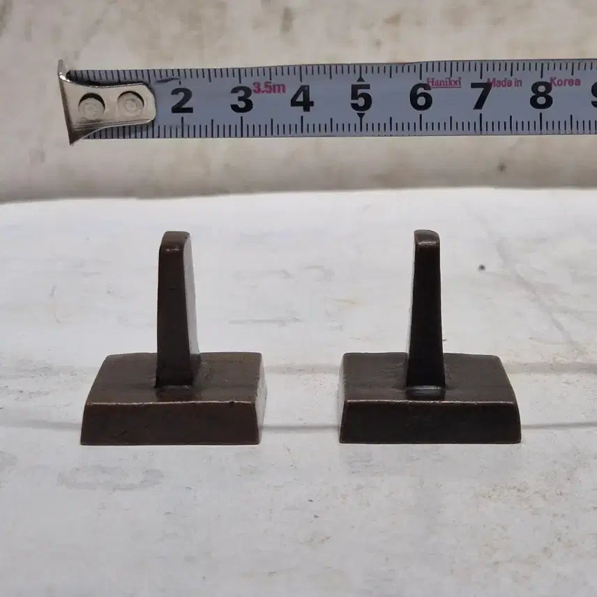 [BUNJANG] Bronze Seals Set of 2 / [도자기공주 골동품] 동 낙관 2점 (97번) ㅋㅂㅇ
