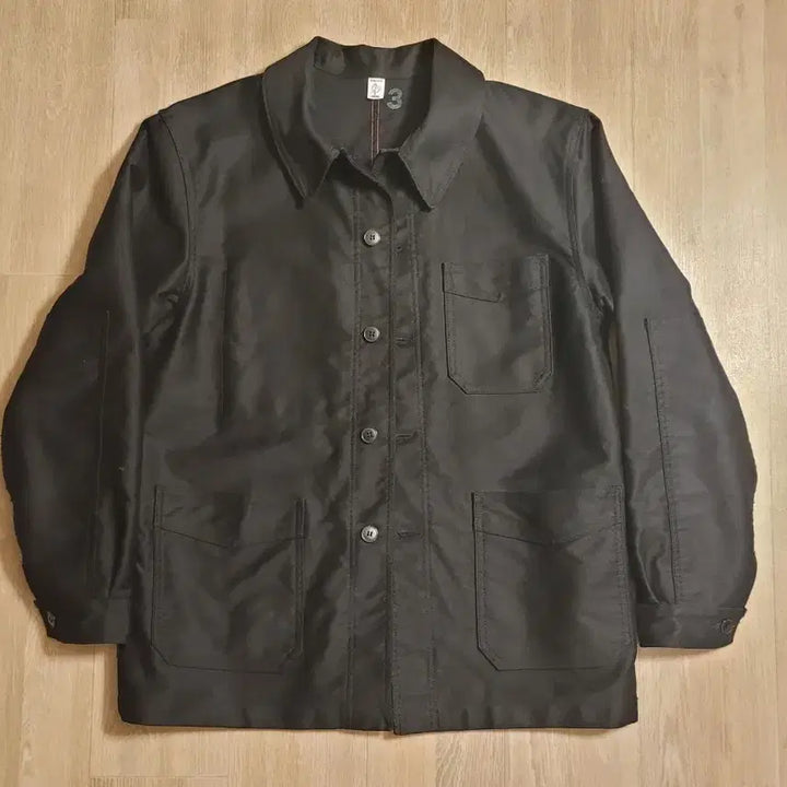 [BUNJANG] Le Travail Gallice Moleskin French Work Jacket Black / 르트라바이유갈리스 몰스킨 프렌치 워크자켓 블랙 3
