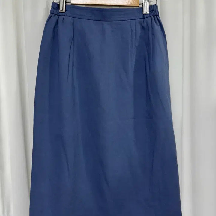 [BUNJANG] Vintage Japanese Blue Midi Skirt / 일본 빈티지 블루 미디 스커트