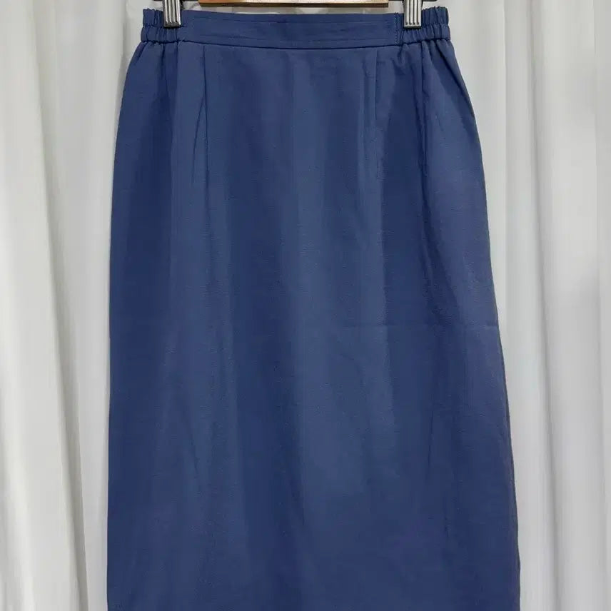 [BUNJANG] Vintage Japanese Blue Midi Skirt / 일본 빈티지 블루 미디 스커트