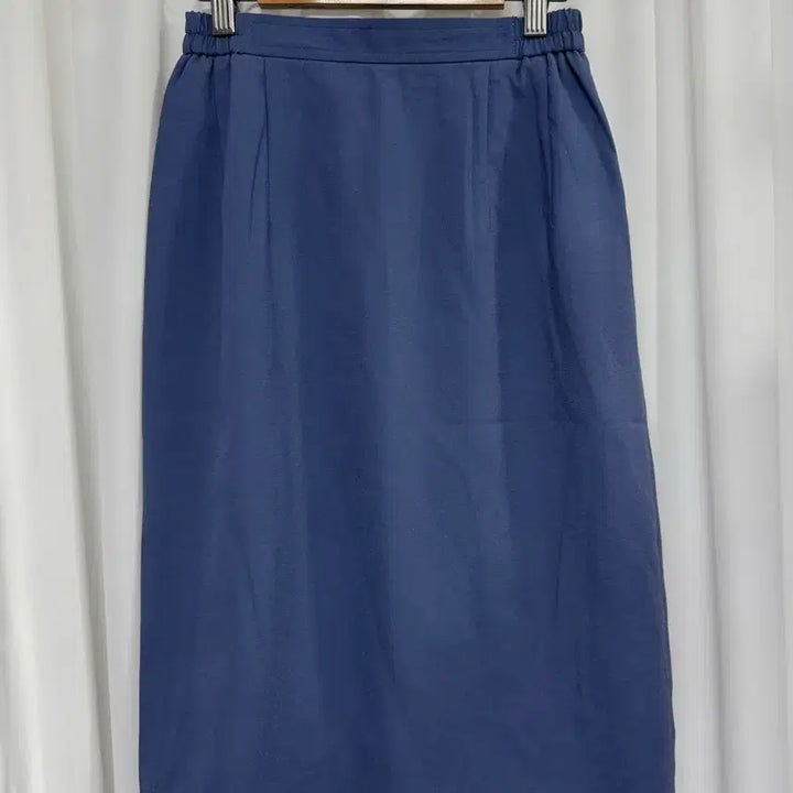 [BUNJANG] Vintage Japanese Blue Midi Skirt / 일본 빈티지 블루 미디 스커트