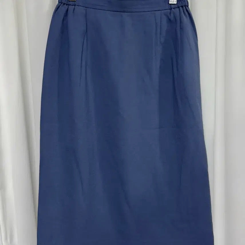 [BUNJANG] Vintage Japanese Blue Midi Skirt / 일본 빈티지 블루 미디 스커트