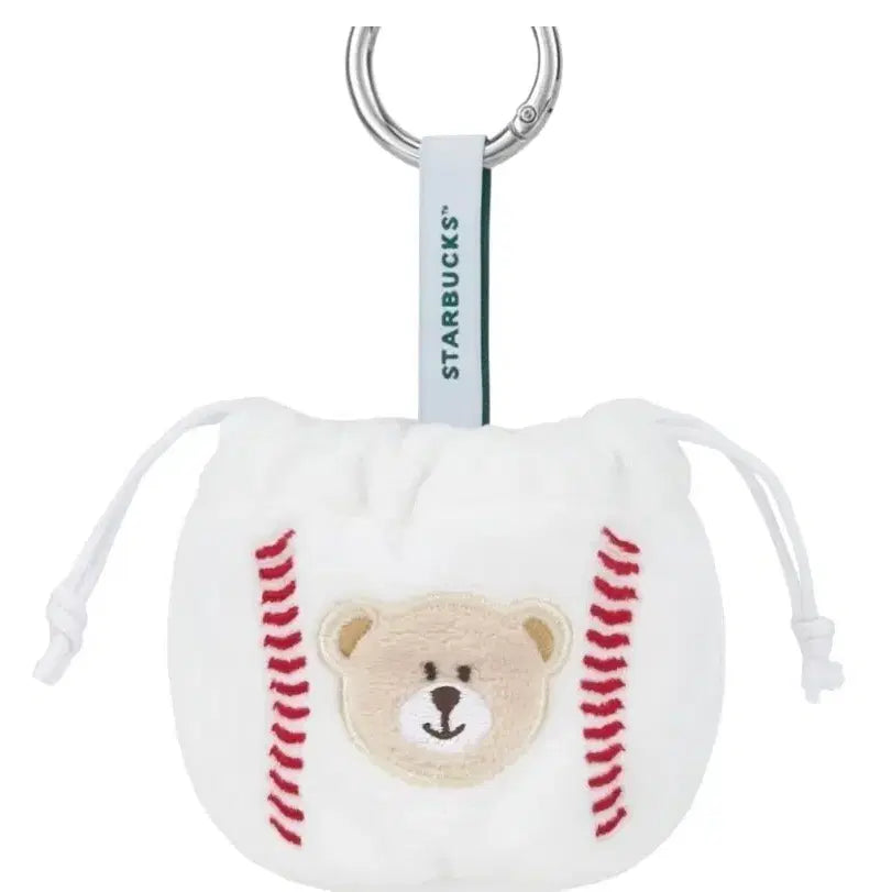 [BUNJANG] Starbucks x KBO Baseball Drawstring Pouch Keyring / 스타벅스 x KBO 야구공 복조리 파우치 키링