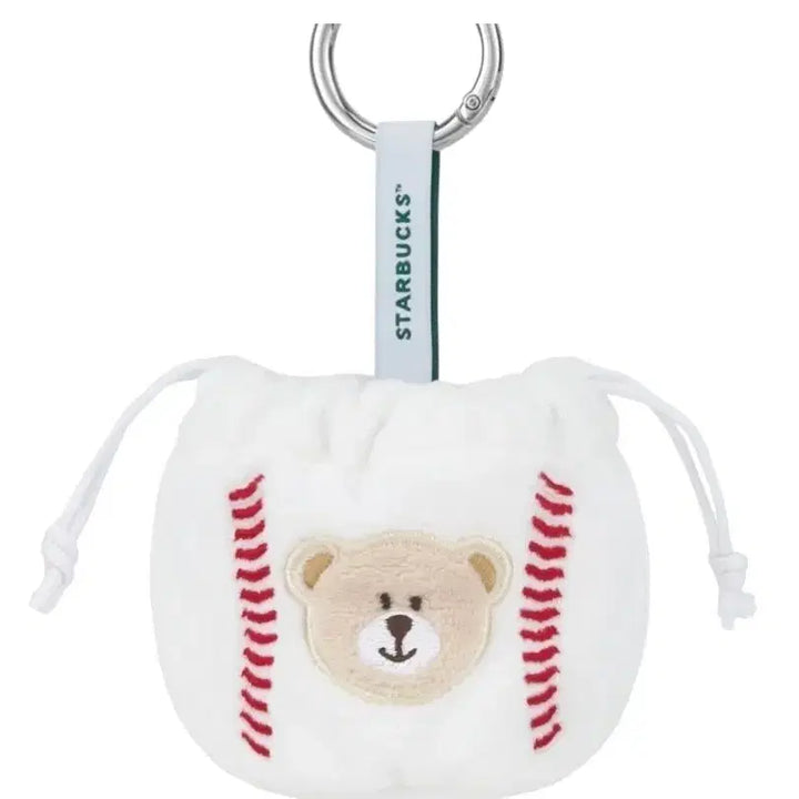 [BUNJANG] Starbucks x KBO Baseball Drawstring Pouch Keyring / 스타벅스 x KBO 야구공 복조리 파우치 키링