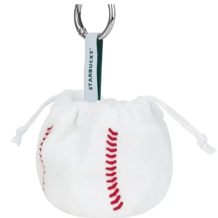 [BUNJANG] Starbucks x KBO Baseball Drawstring Pouch Keyring / 스타벅스 x KBO 야구공 복조리 파우치 키링