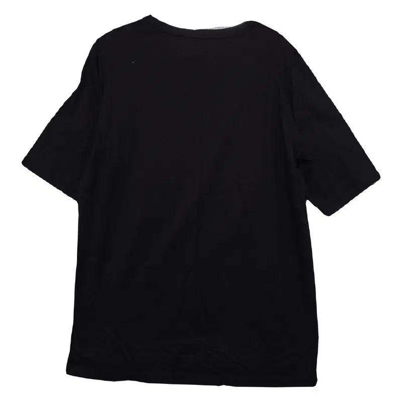 [BUNJANG] Karl Lagerfeld Printed Black Short Sleeve T-Shirt / 칼 라거펠트 프린팅 블랙 반팔티 90 (구 66)