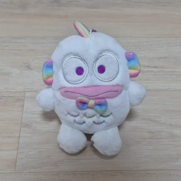 [BUNJANG] Sanrio Hangyodon Rainbow Keychain Doll Mascot / 산리오 한교동 나카지마 무지개 레인보우 키링 인형 마스코트
