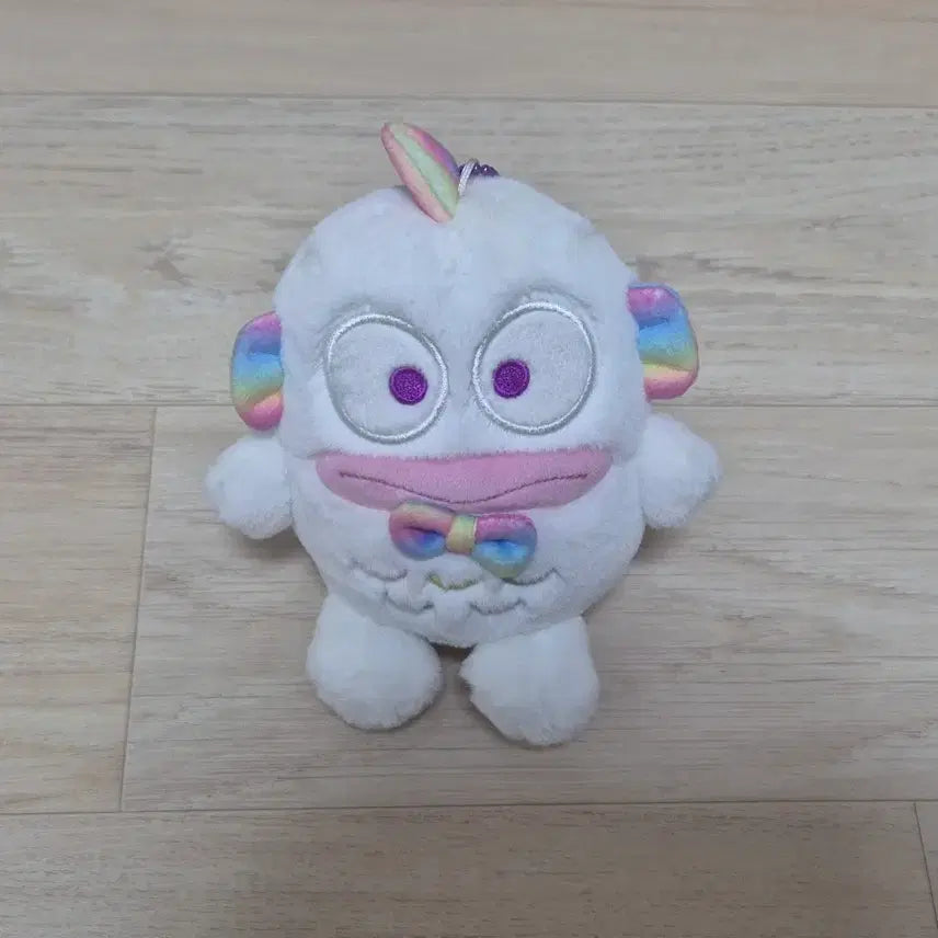 [BUNJANG] Sanrio Hangyodon Rainbow Keychain Doll Mascot / 산리오 한교동 나카지마 무지개 레인보우 키링 인형 마스코트