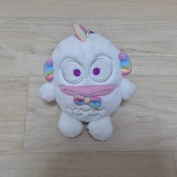 [BUNJANG] Sanrio Hangyodon Rainbow Keychain Doll Mascot / 산리오 한교동 나카지마 무지개 레인보우 키링 인형 마스코트