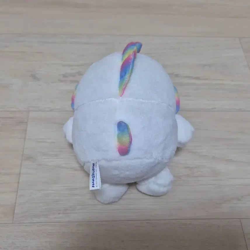 [BUNJANG] Sanrio Hangyodon Rainbow Keychain Doll Mascot / 산리오 한교동 나카지마 무지개 레인보우 키링 인형 마스코트