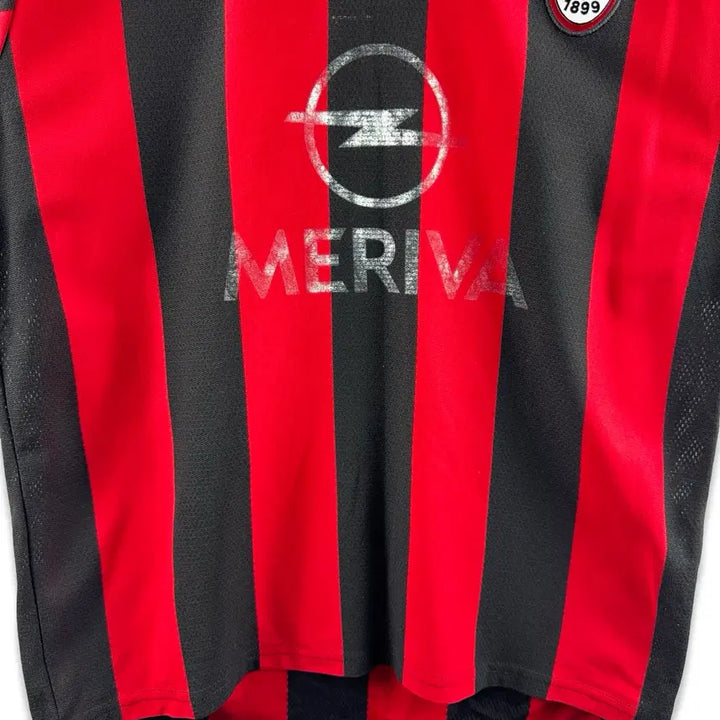 [BUNJANG] Adidas AC Milan 2003-2004 Home Short Sleeve Jersey / 03-04 아디다스 AC밀란 홈 반팔 유니폼3493