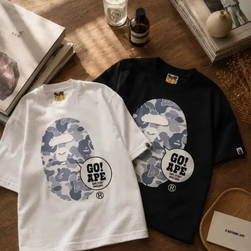 [BUNJANG] BAPE Harajuku White T-Shirt / (새상품 특가) 베이프 하라주쿠 화이트 반팔티 M