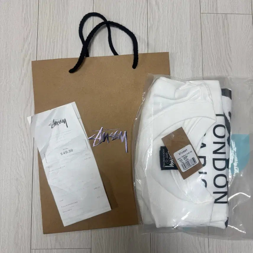 [BUNJANG] Stussy World Tour T-Shirt L / 스투시 월드투어 티셔츠 L
