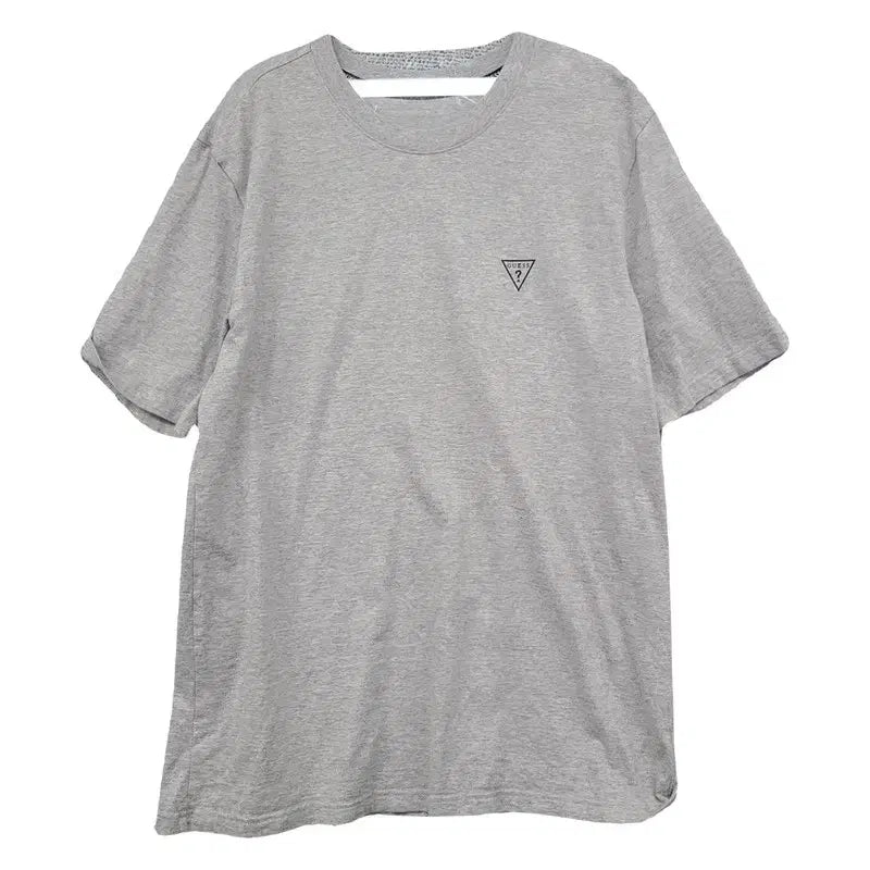 [BUNJANG] Guess Light Gray Cotton Short-Sleeve T-Shirt / 게스 라이트 그레이 반팔티 105CM