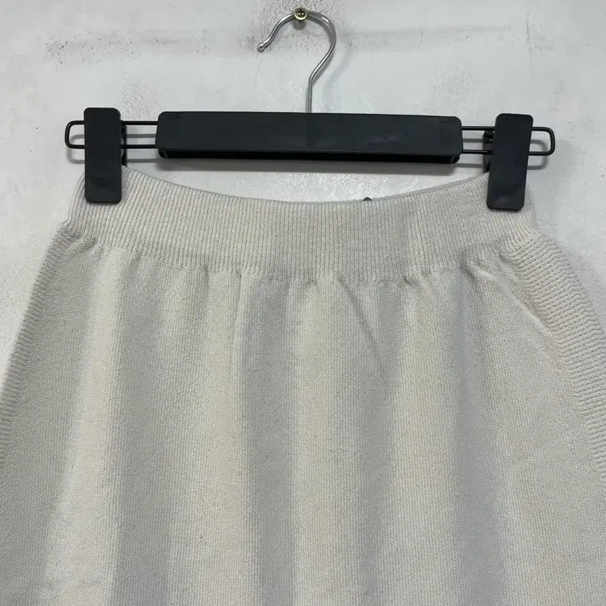 [BUNJANG] Holgarment Knit Long Skirt with Side Slit - Oatmeal / 택144000원.특가새)N6315 홀가먼트 니트 롱 스커트.옆트임