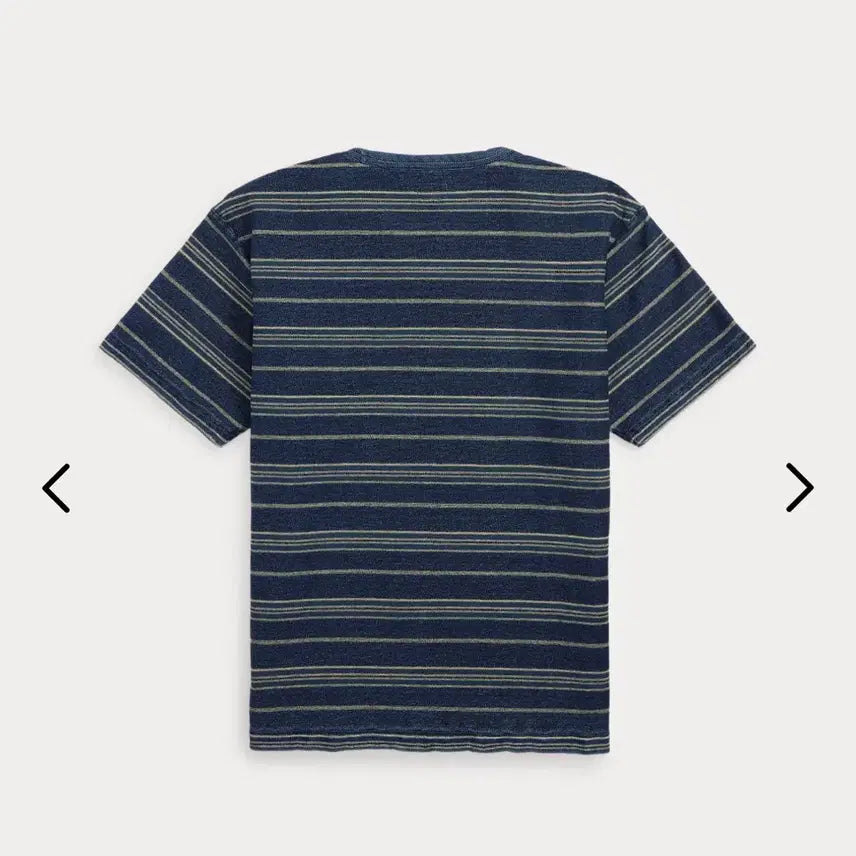 [BUNJANG] RRL Striped Short Sleeve T-Shirt - Size M / RRL 더블알엘 스트라이프 반팔 티셔츠 M