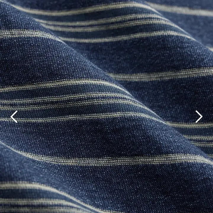 [BUNJANG] RRL Striped Short Sleeve T-Shirt - Size M / RRL 더블알엘 스트라이프 반팔 티셔츠 M
