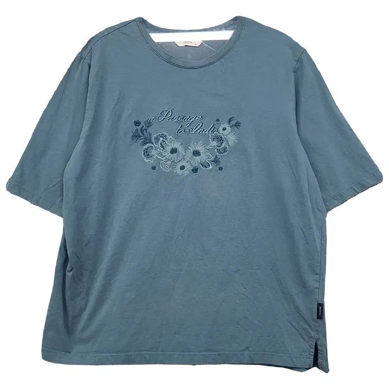 [BUNJANG] HAZZYS Printing Mint Short-Sleeve T-Shirt / 해지스 프린팅 민트 반팔티 95-165