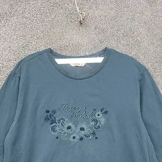 [BUNJANG] HAZZYS Printing Mint Short-Sleeve T-Shirt / 해지스 프린팅 민트 반팔티 95-165