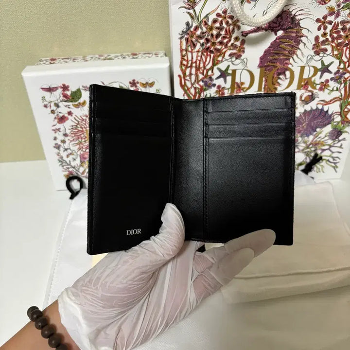 [BUNJANG] Dior Oblique Jacquard Wallet / S급 디올 오블리크 자카드 지갑 급처