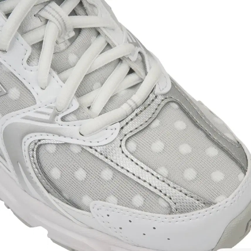 [BUNJANG] New Balance 530 White Silver Polka Dot Sneakers US 5 / 뉴발 530 화이트실버 폴카닷 US5