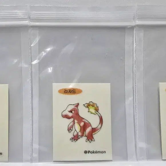 [BUNJANG] 30th Anniversary Pokemon Sticker Set (3 Types) / 30주년 포켓몬 띠부씰 3종 (프리져, 리자드, 라이츄)