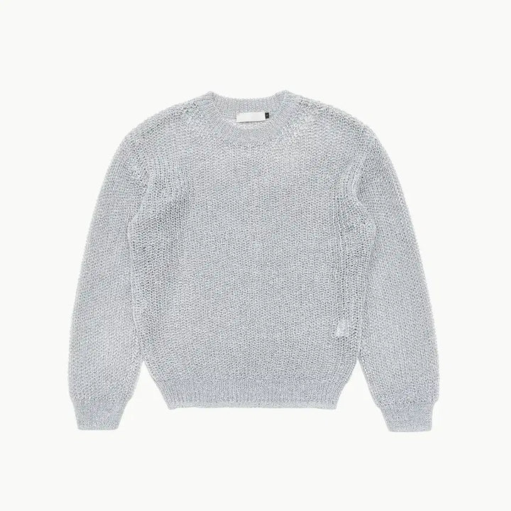 [BUNJANG] AMOMENTO NETTED PULLOVER BLUE (M) / [새 상품/택o]아모멘토 - NETTED PULLOVER BLUE (M)