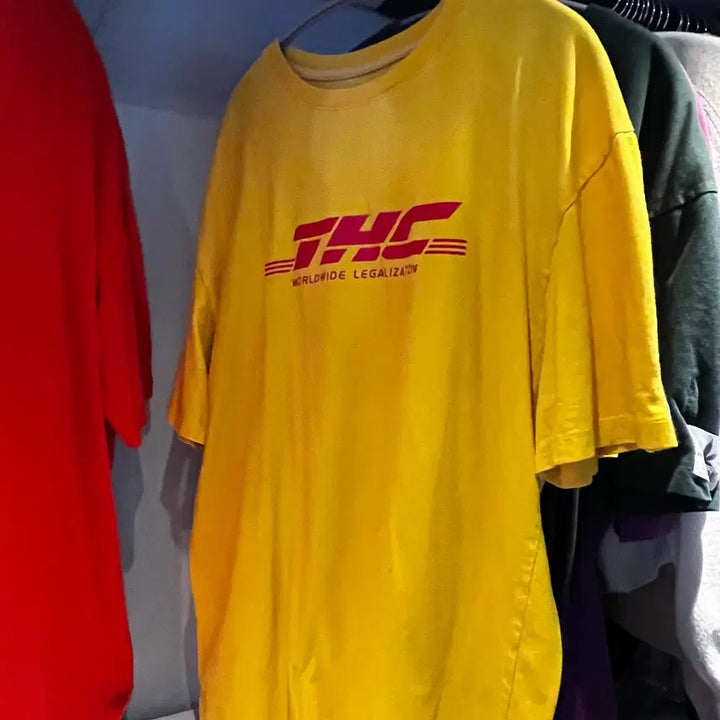 [BUNJANG] Bill Stacks Thursday 420 Rainbow Series THC T-Shirt (Limited Edition 420 pcs) / 빌스택스 떨스데이420 THC 반팔티  420벌 한정판
